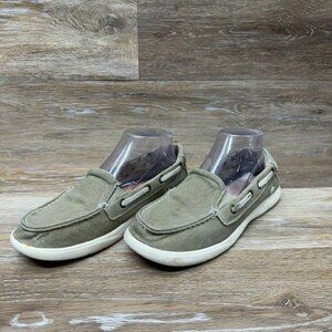 Margaritaville Castaway Boat Tan Slip On Shoe Women's Size 8